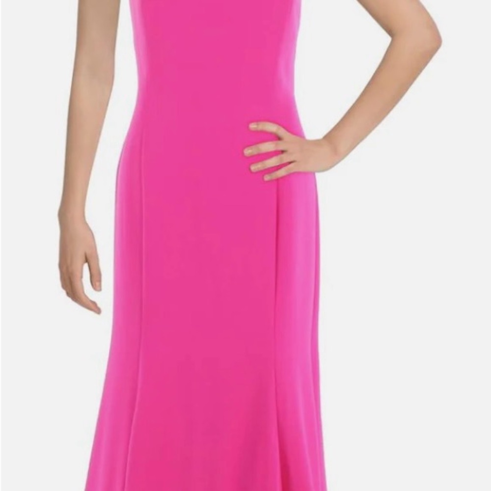 Vibrant Pink Sleeveless Dress